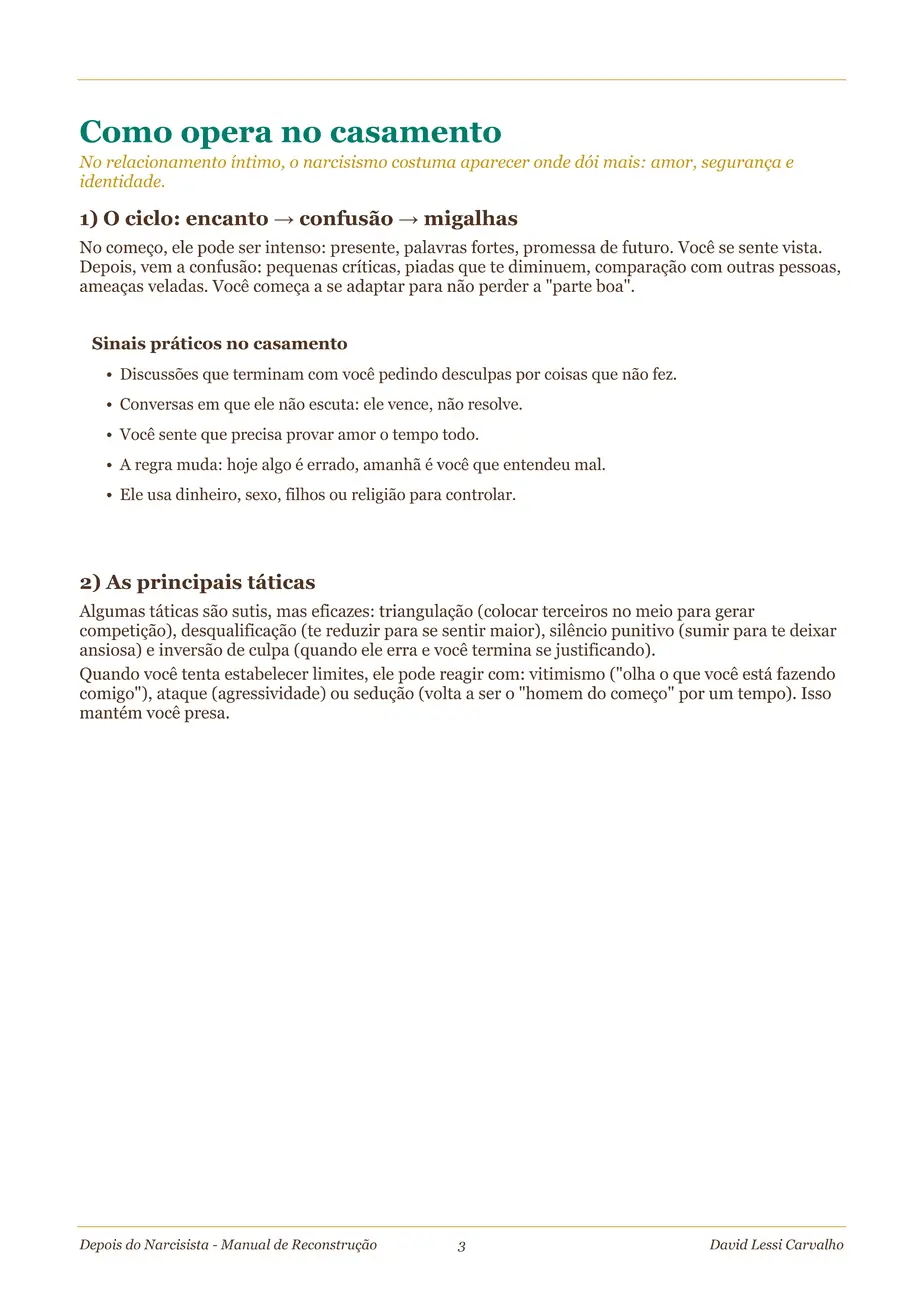Página interna – Você Não Enlouqueceu
