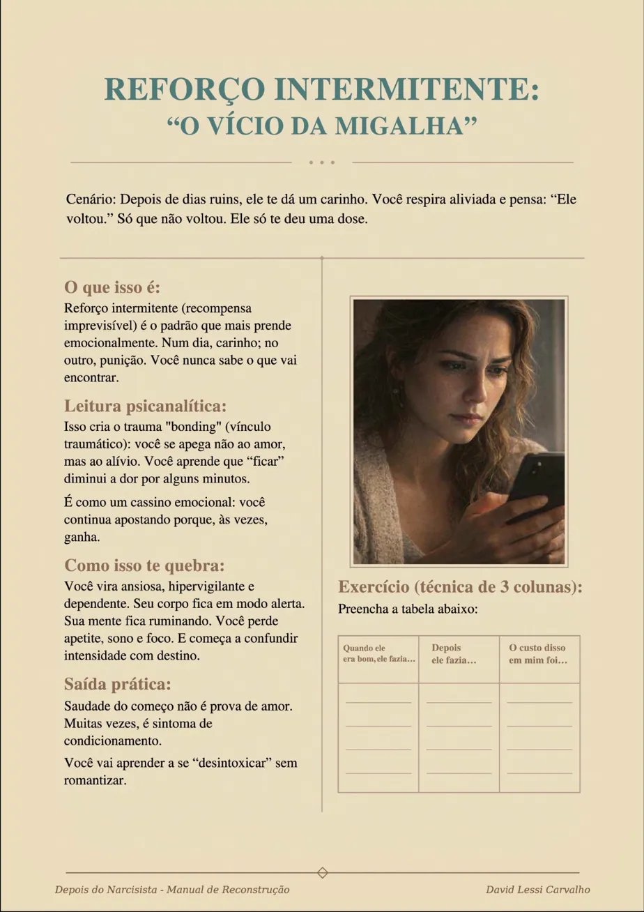 Página interna – Reforço Intermitente
